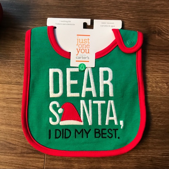 🔴 SOLD 🔴 BNWT Christmas Baby Bib bundle - Picture 2 of 5